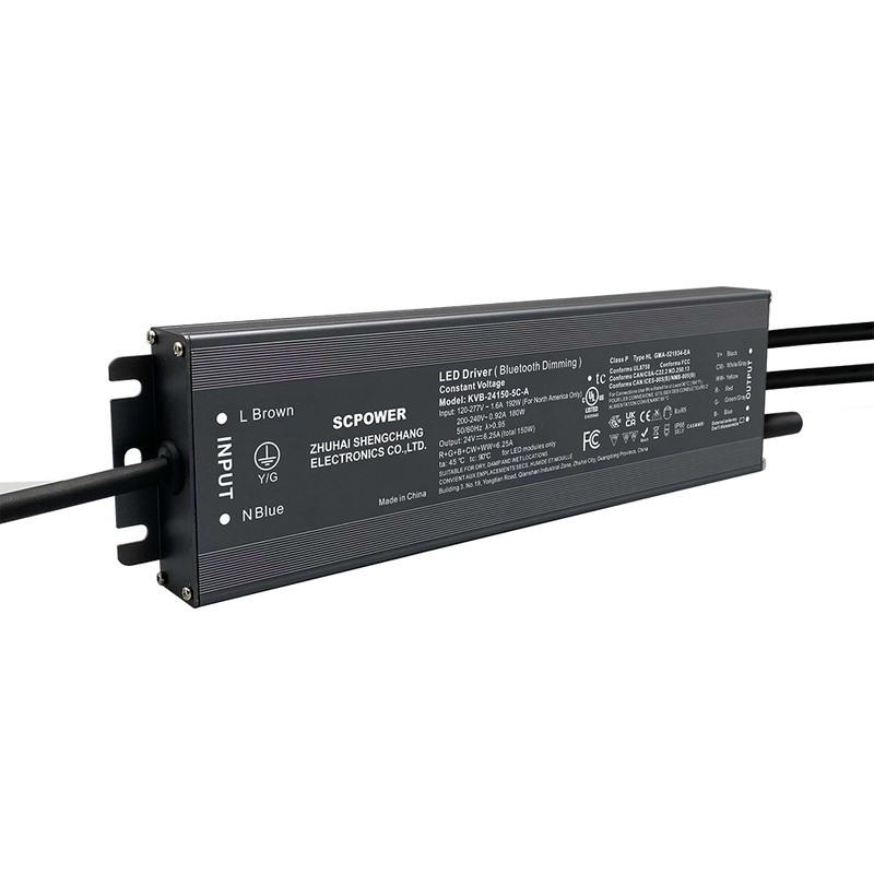 150W 200W 300W CV RGB CW 1 - 5 Channels BLE Dimmable Tuya Silvair Wiz Casambi LED Power Supply for LED Lights