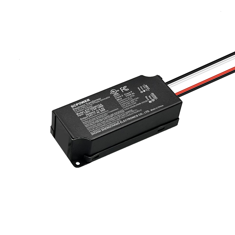 60W 96W triac dimmable LED transpormer 12 24 volt