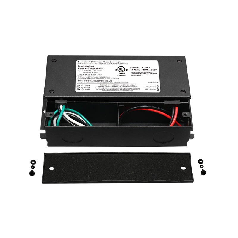 30W to 600W Triac Dimmable LED Power Supply CV with Junction Box