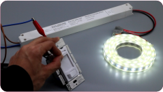 Plastic shell dimming led driver