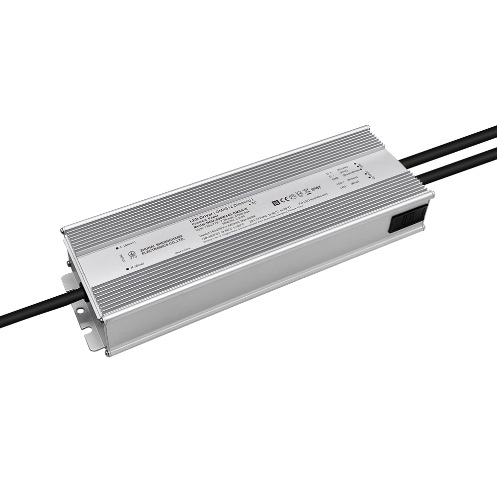 60W 100W 150W 200W 240W 320W 400W 500W 680W 800W 1000W 1200W DMX Outdoor LED Driver 120-277VAC