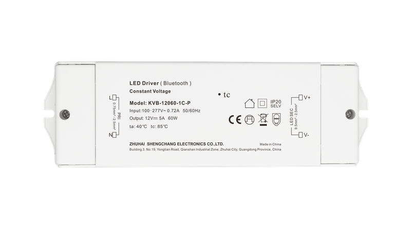 60W RGB CW 1 - 5 Channels BLE Dimmable Casambi LED Driver CV 12V 24V 36V 48V DC