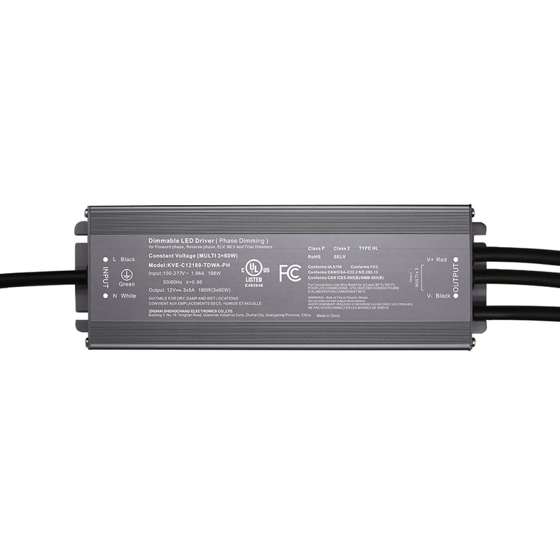 Class II 180W 192W 288W 300W Triac Dimmable LED Power Supplies CV 12 24 36 48 Volt