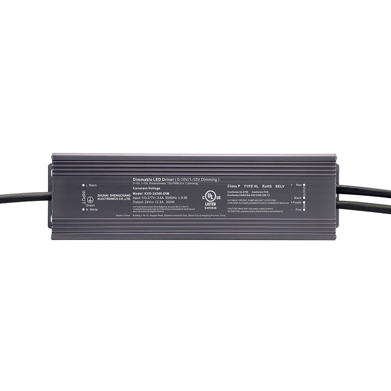 300W CV 0-10V Dimmable LED Power Supply for LEDs