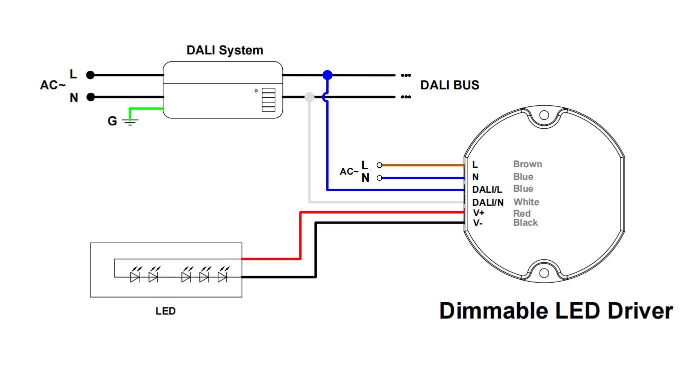 Connection Diagram for DALI System.
