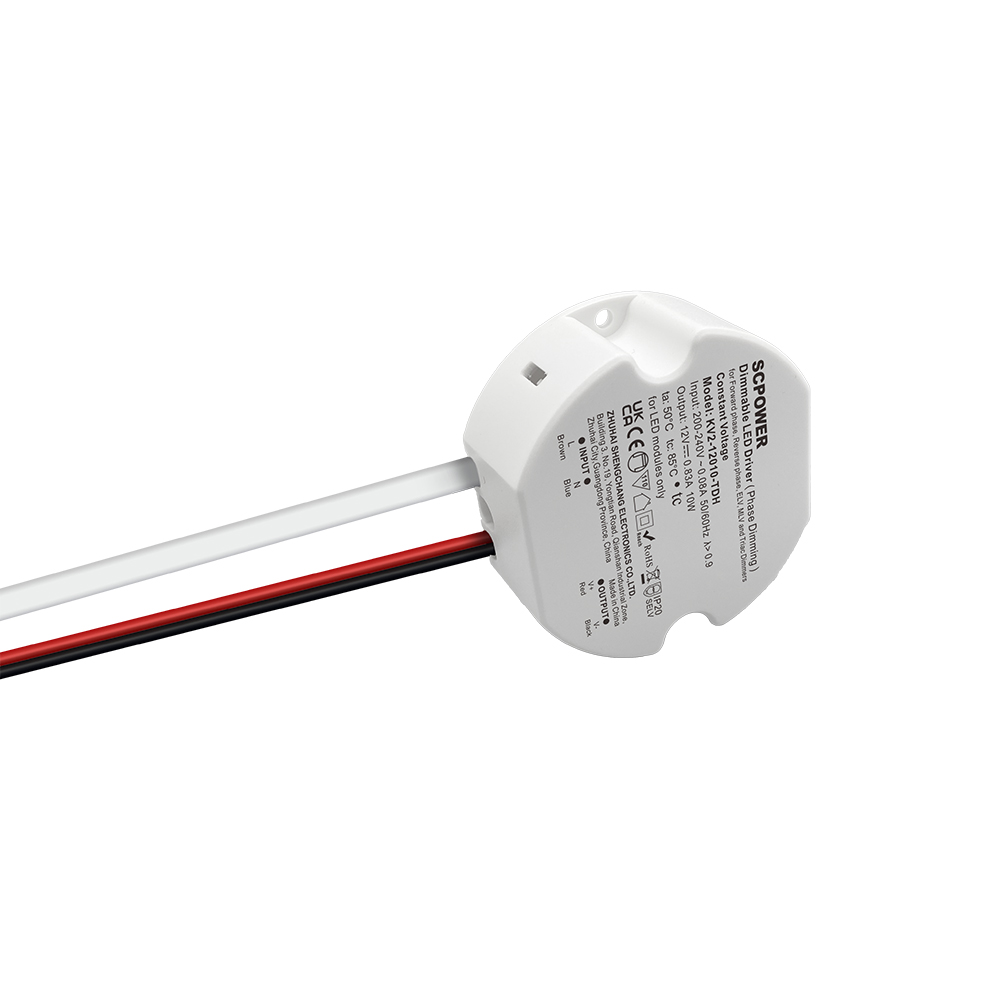 10 15 20 25 30 40 Watt CV Triac Phase-cut Dimmable LED Driver of Adjusting Output Voltage Slightly Round Driver for LED Light