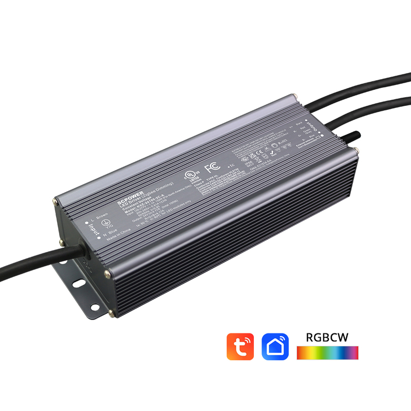 96 واط 100 واط 120 واط CV RGB CW زيجبي تويا تطبيقات الحياة الذكية الجهد المستمر امدادات الطاقة 100-277 فولت 100 فولت 110 فولت 120 فولت 220 فولت 230 فولت 240 فولت