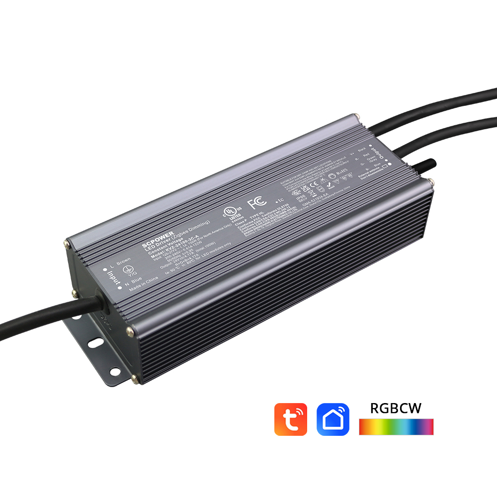 96 واط 100 واط 120 واط CV RGB CW زيجبي تويا تطبيقات الحياة الذكية الجهد المستمر امدادات الطاقة 100-277 فولت 100 فولت 110 فولت 120 فولت 220 فولت 230 فولت 240 فولت