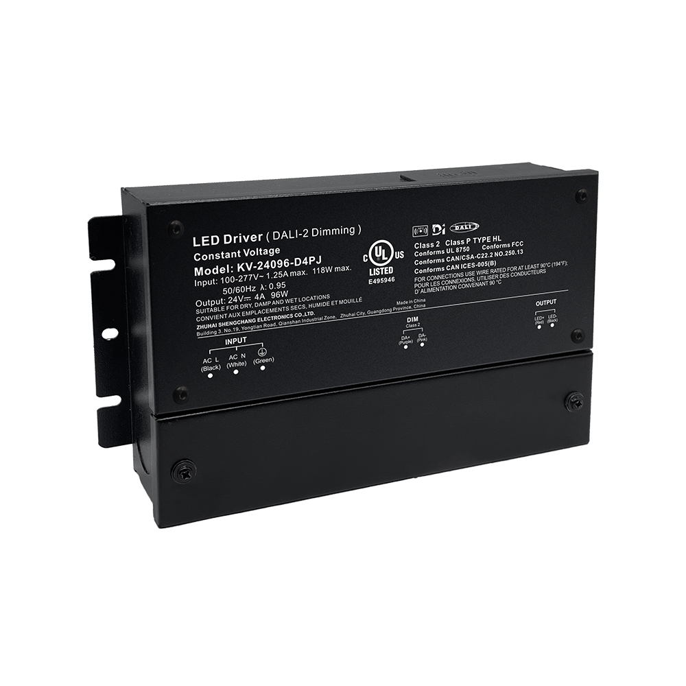 D4P 80 96 100 120 ვატი CV Push DALI-2 D4i LED დრაივერი Junction Box-ით