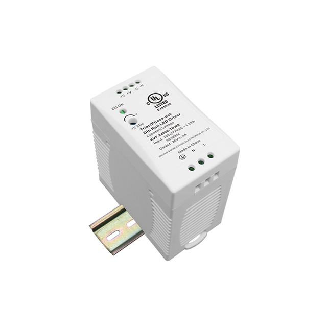 96W 100W Triac Dimming Din Rail LED Power Supply CV for led strip lights 