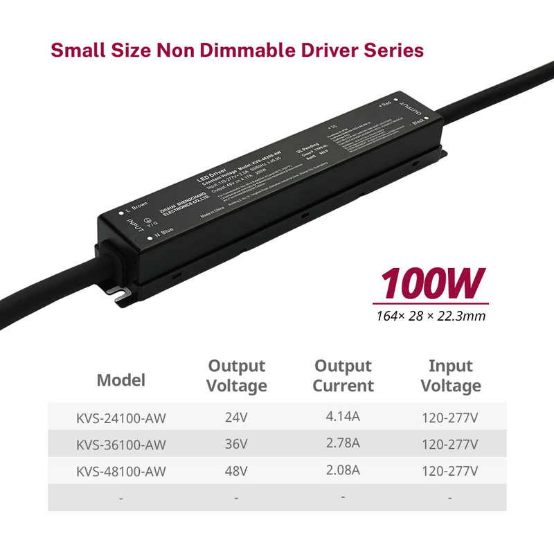 100W CV Smɔl Sayz 24V ɔ 48V DC Switching Pawa Saplai CE Sɛtifiket