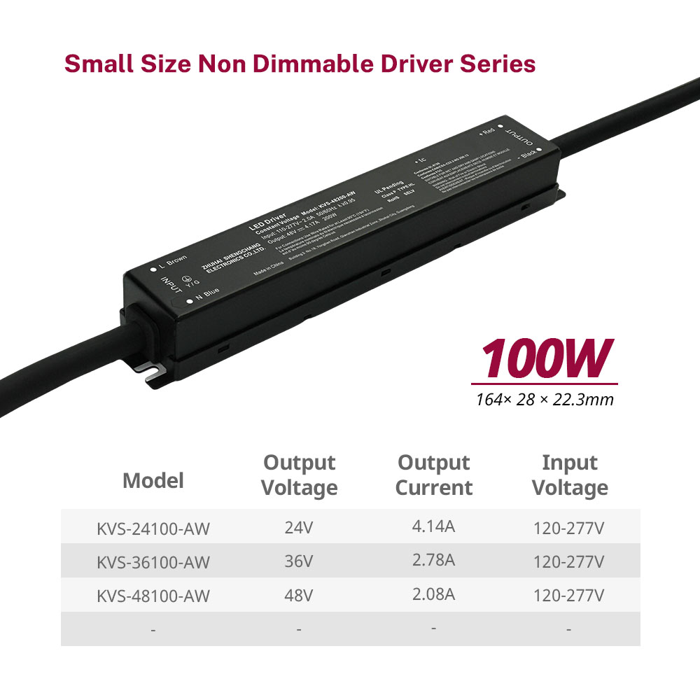 100W CV Smɔl Sayz 24V ɔ 48V DC Switching Pawa Saplai CE Sɛtifiket