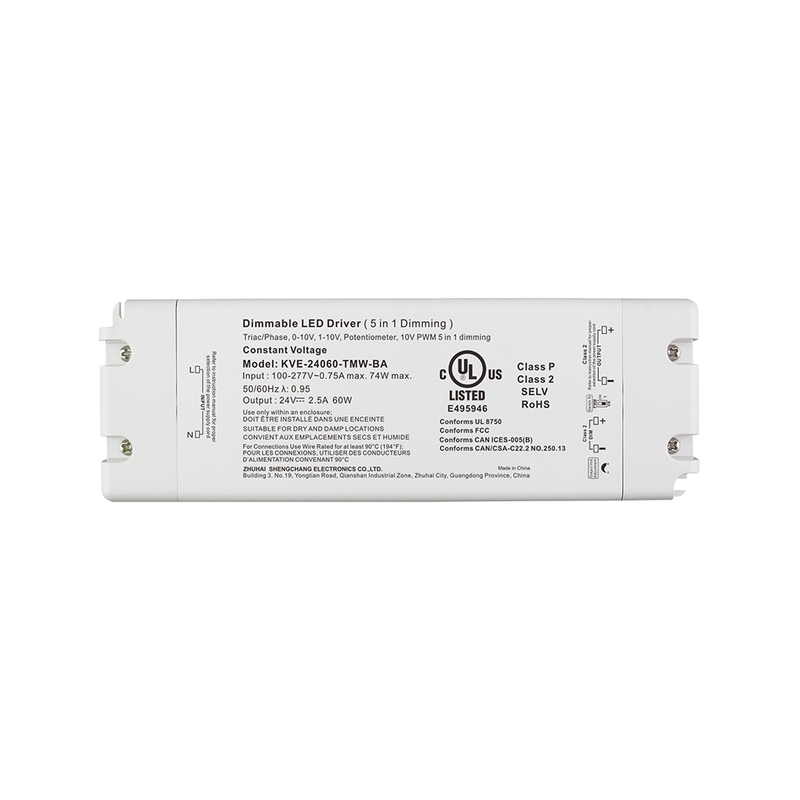 60W 80W 96W 100W Triac 0-10V Dimmable LED Drivers CV