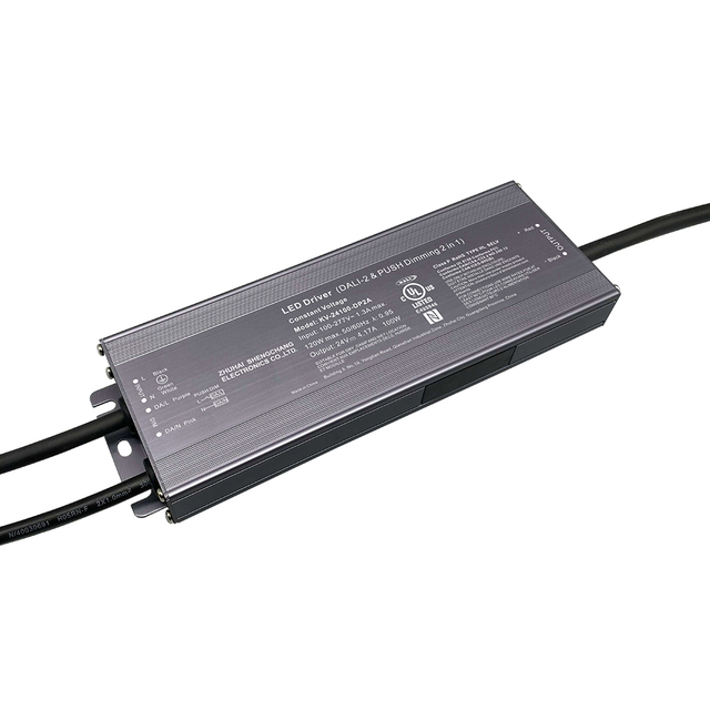 DP2A 10W 20W 40W 60W 100W CC DALI 2 Push Ultra Thin Waterproof LED Driver