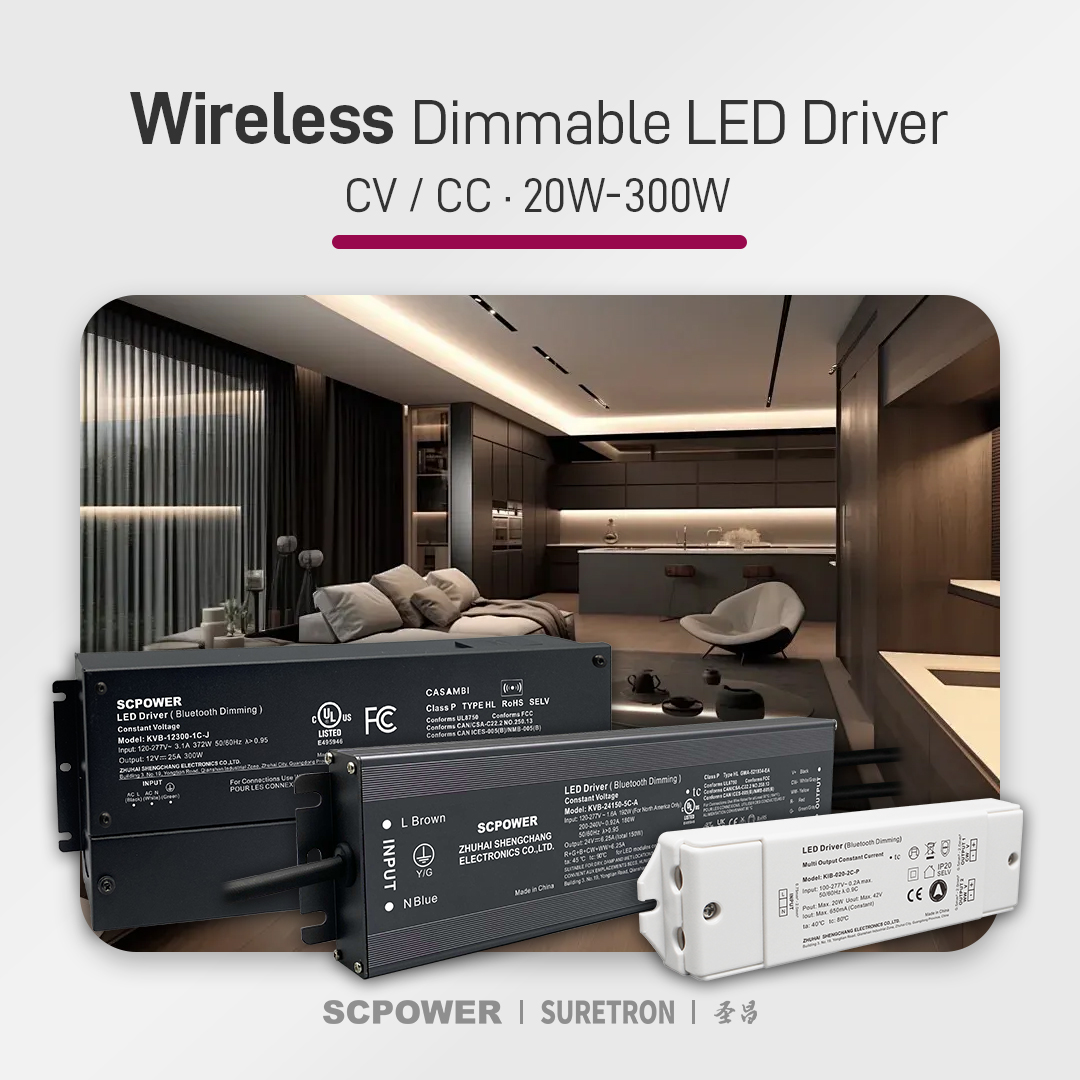 wireless dimmable led driver-20W-300W