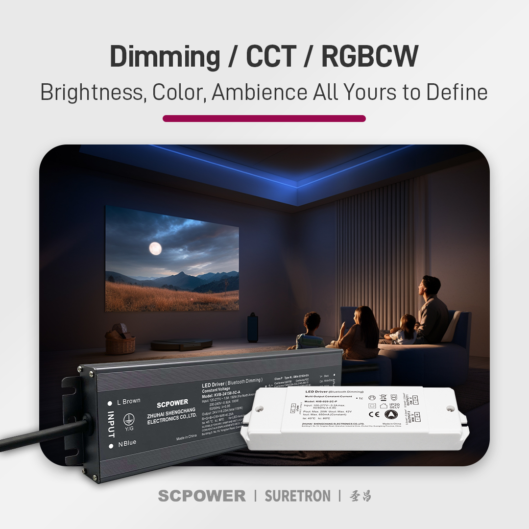Suretron-wireless dimming led driver-RGBCW