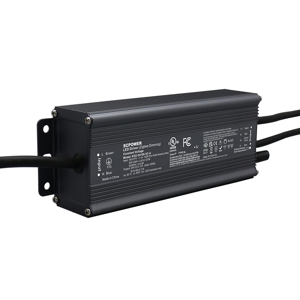 96 واط 100 واط 120 واط CV RGB CW زيجبي تويا تطبيقات الحياة الذكية الجهد المستمر امدادات الطاقة 100-277 فولت 100 فولت 110 فولت 120 فولت 220 فولت 230 فولت 240 فولت