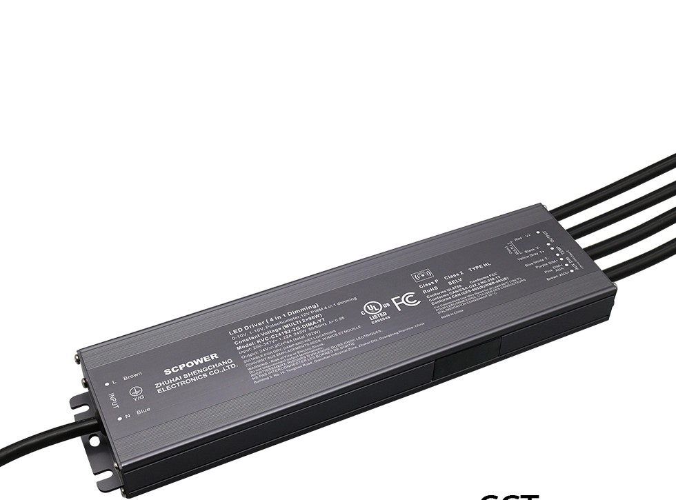 192W CCT 0-10V&nbsp;Dimmable Constant Voltage LEDDriver 24V 36V 48V DC