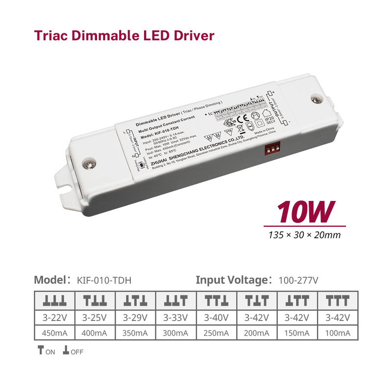 10 20 40 60 Watt CC Triac Dimming LED Power Supply 220 230 240 Volt