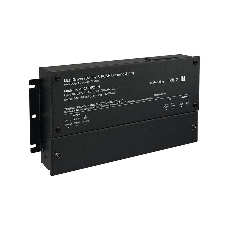 DP2J-N 100W konstanter Strom Dali 2 Drücken dimmbarer LED-Treiber für LED-Deckenleuchten