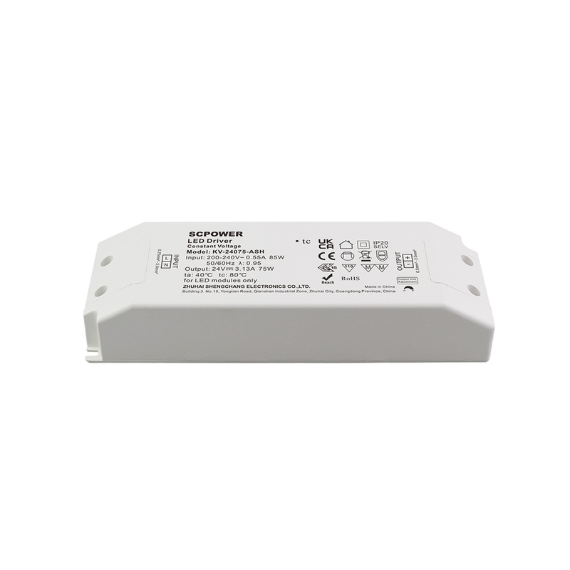 75 90 Watt CV Single-Level Lighting Switching Power Supply Up to 0.9 High Efficiency