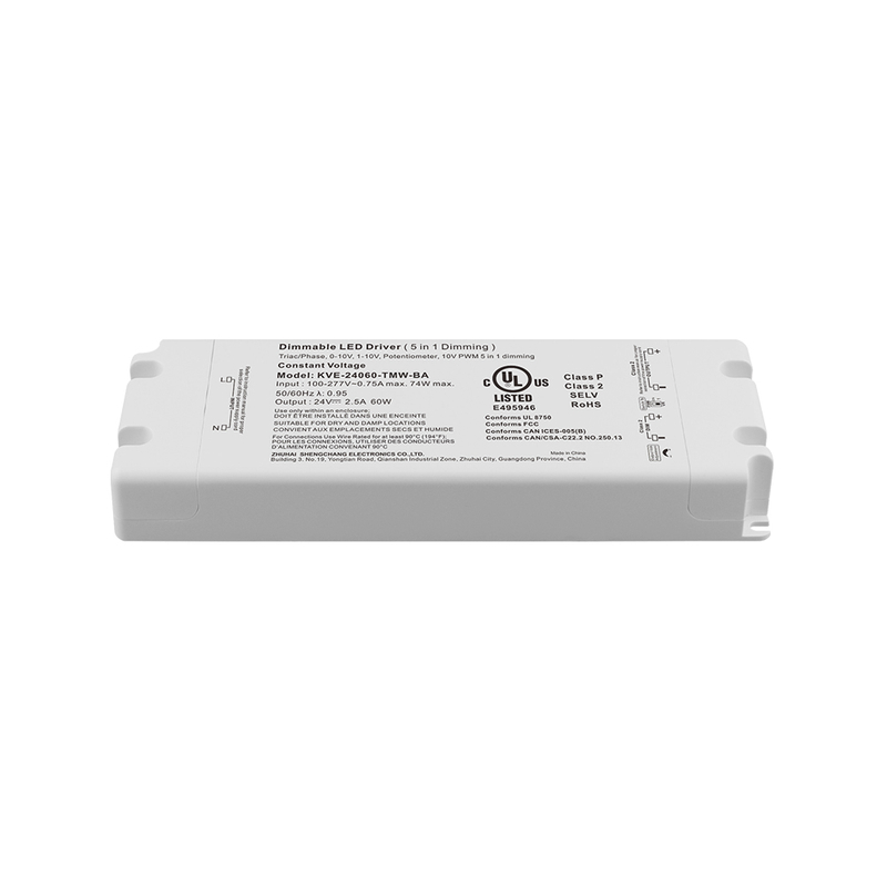 60W 80W 96W 100W Triac 0-10V Dimmable LED Drivers CV