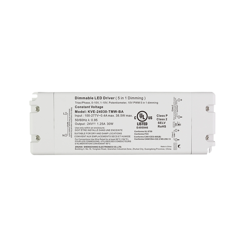 30W Triac 0-10V Dimmable LED Drivers CV