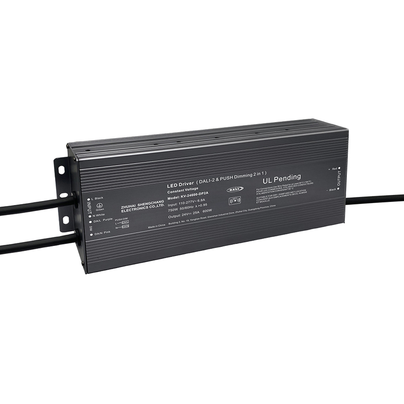 DP2 500W 600W CV DALI 2 Push Dimmable LED Driver for LED Light