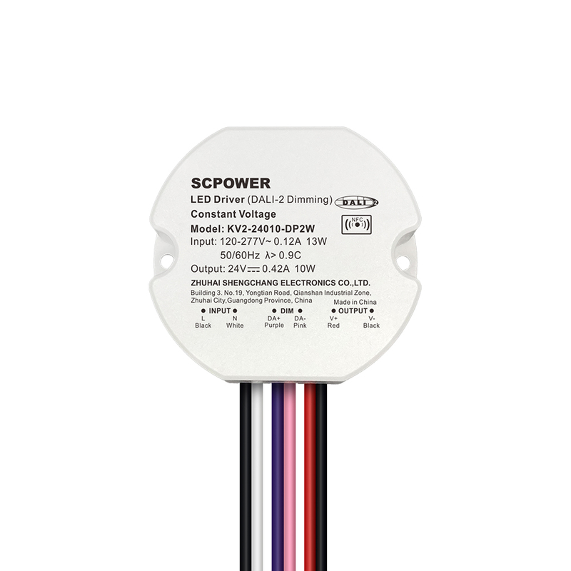 DP2 10W 15W 20W 25W 30W 40W CV Class 2 Class P Dimmable LED Driver Circular Plastic Driver in Vietnam Factory