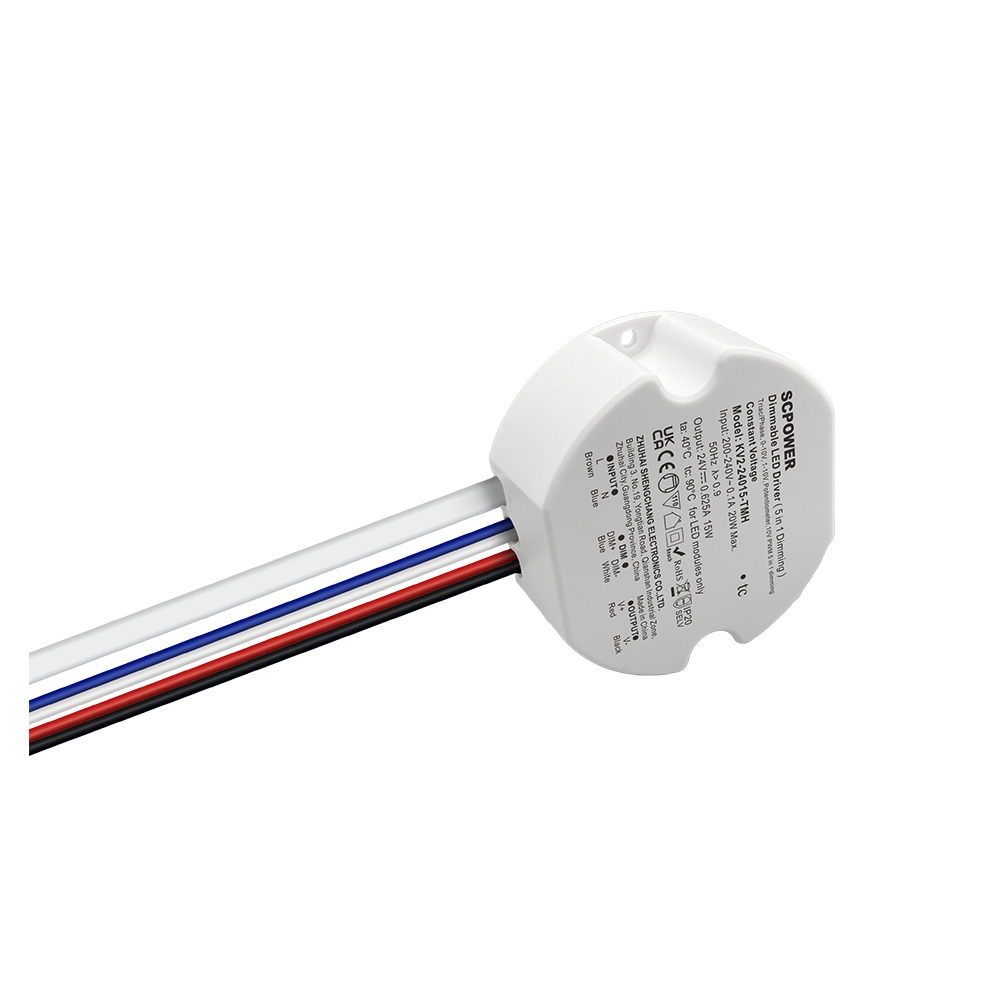 10 15 20 25 30 40 Watt Triac 0-10V&nbsp;Dimmable LED Driver CV Circular Plastic