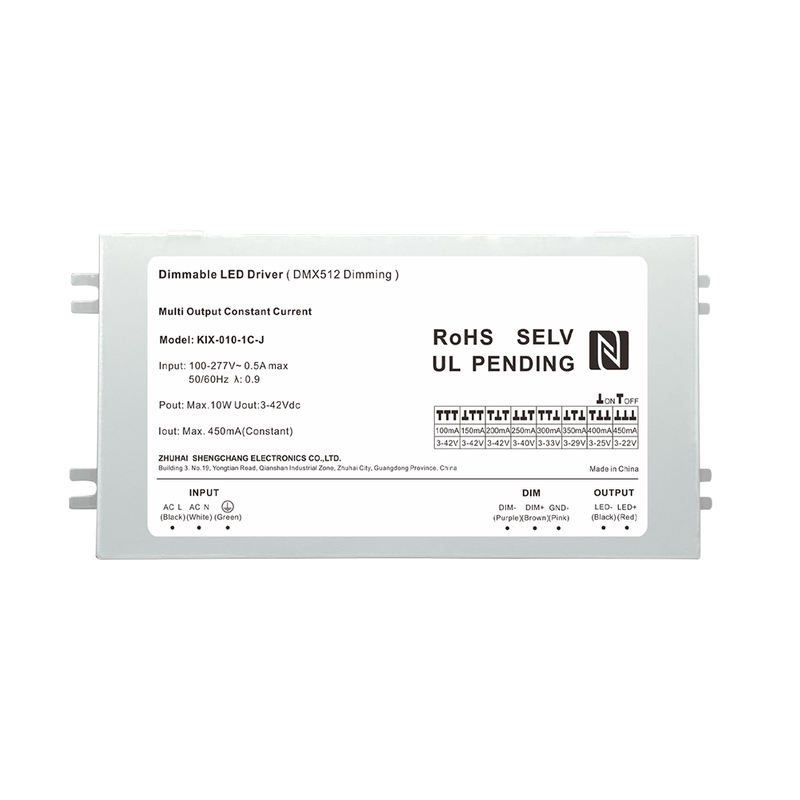 10W 20W 40W 60W DC Output Constant Current DMX512&nbsp;Dimmable LED&nbsp;Driver