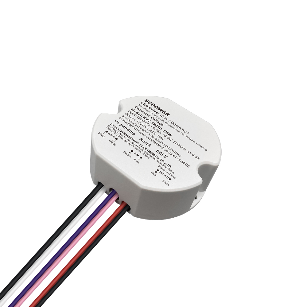 10W 15W 20W 25W 30W 40W Triac 0-10V D&aelig;mpbar LED-driver CV rund plast