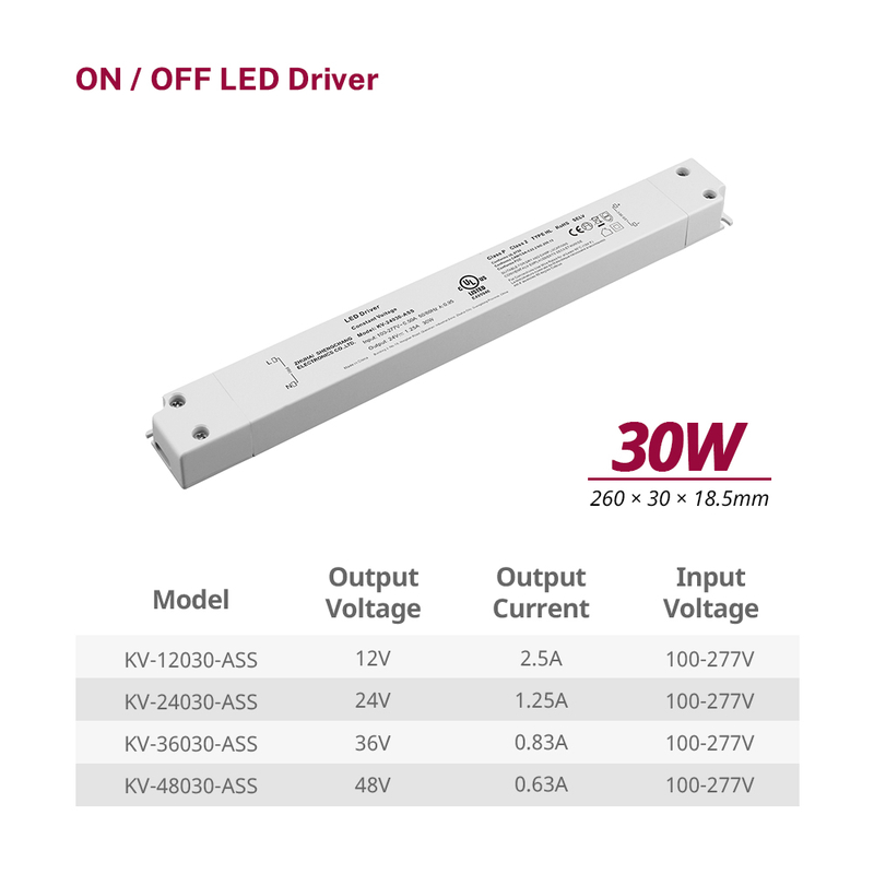30W 36W 60W 96W 100W 150W ON/ OFF Linear Plastic LED Driver LED Power Supply 12v 124v 36v 48v ac input