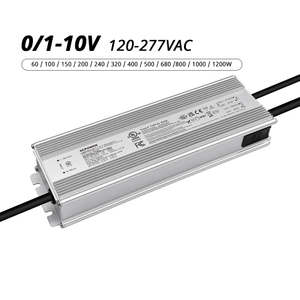 60W 100W 150W 200W 240W 320W 400W 500W 680W 800W 1000W 1200W 0-10V Outdoor LED Driver 120-277VAC