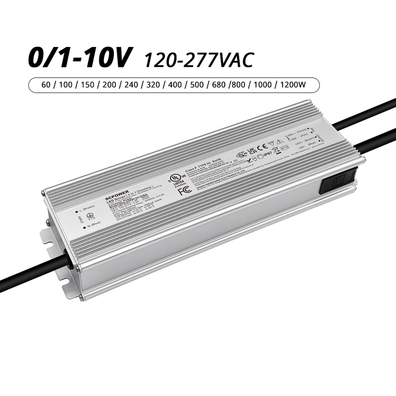 60W 100W 150W 200W 240W 320W 400W 500W 680W 800W 1000W 1200W 0-10V Outdoor LED voznik 120-277vac