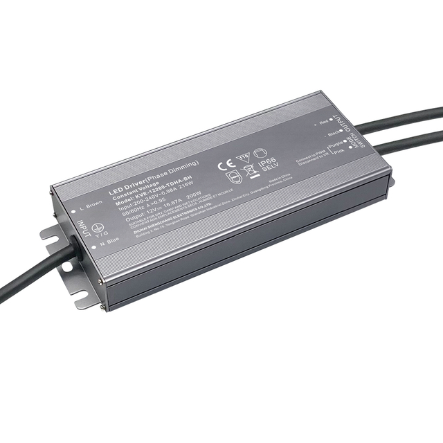 200 watt cv dim sa mainit na triac 0-10V dimmable driver LED light 10V PWM