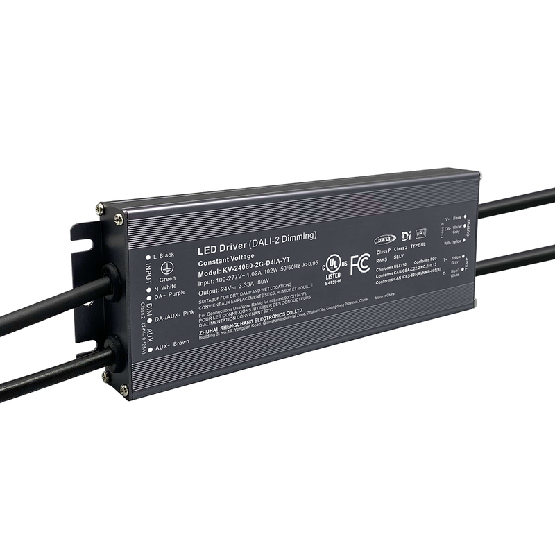 D4P 80 96 100 120 watt CV Push DALI-2 D4i Drivers DALI DT8 or DT6 CCT address mode Color temperature