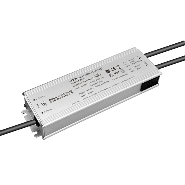 100W 150W 200W 240W 320W 480W 600W 800W DMX Isolated LED Driver 220-480V AC