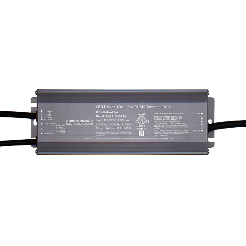 60W 75W 80W 96W 100W 120W 150W 200W Push DALI 2 LED Driver Waterproof 12V 24V 36V 48V