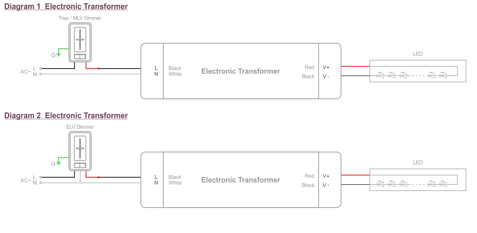 Low Voltage Transformer 12V 24V Wiring diagram