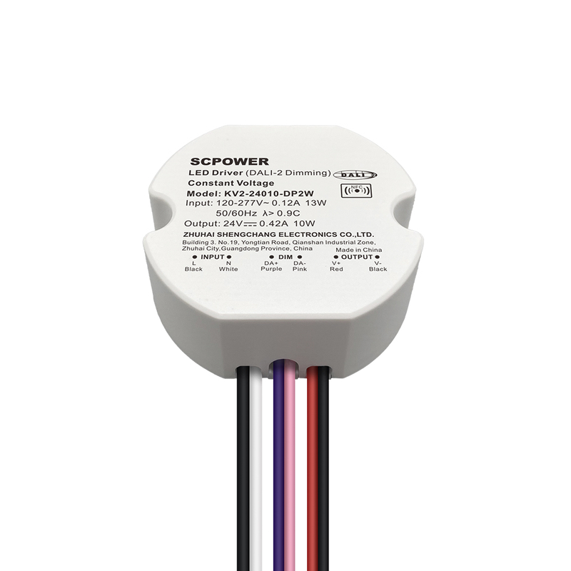 DP2 10W 15W 20W 25W 30W 40W CV Class 2 Class P Dimmable LED Driver Circular Plastic Driver in Vietnam Factory