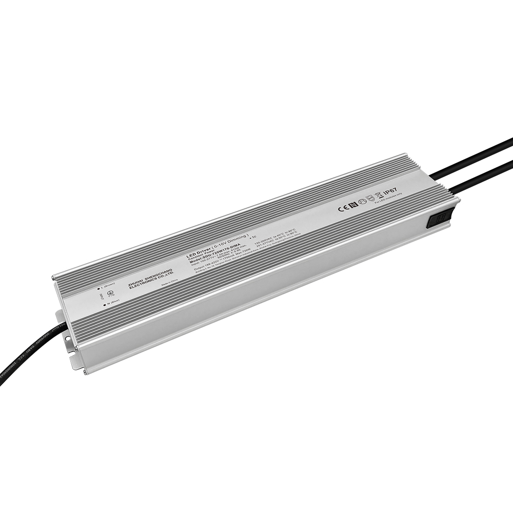 100W 150W 200W 240W 320W 480W 720W 18-422 VOLT DC 0-10V IP67 DRIVER LED 120-277V AC