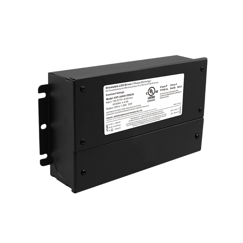 30W to 600W Triac Dimmable LED Power Supply CV with Junction Box