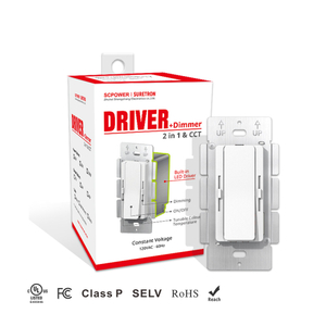 60W 96W 120W 160W CV 2CH Dimming CCT Driver + Dimmer 2 in 1 of Wired Switching Led Lighting