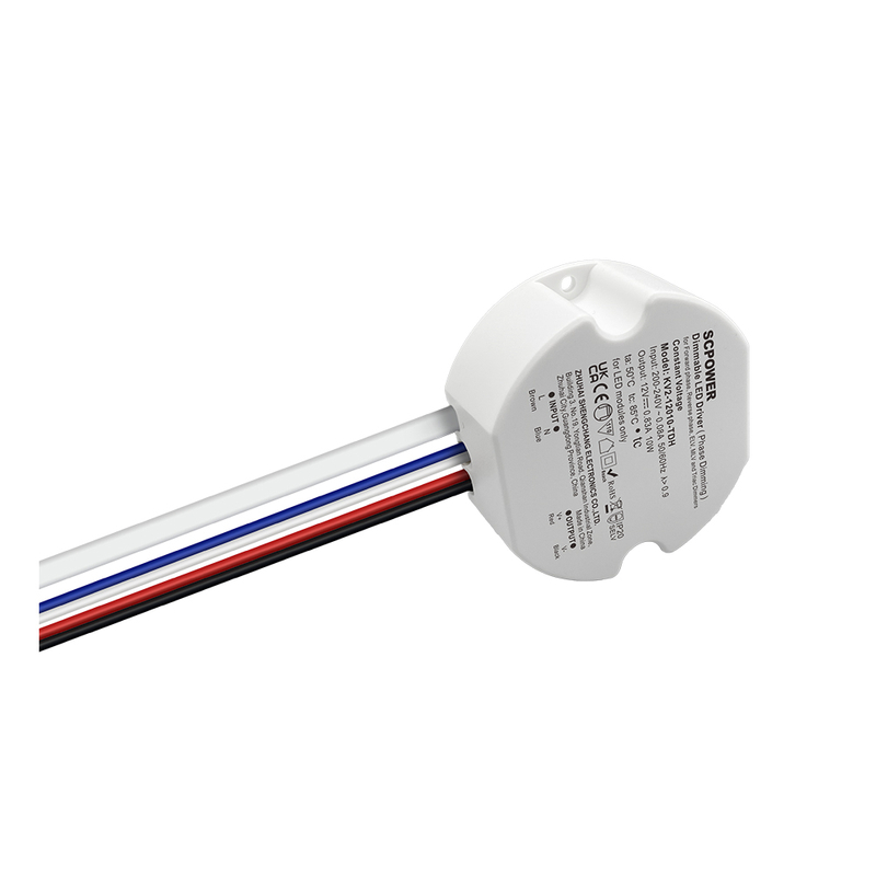 10 15 20 25 30 40 Watt CV Triac Phase-cut Dimmable LED Driver of Adjusting Output Voltage Slightly Round Driver for LED Light