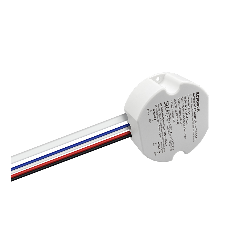 10 15 20 25 30 40 Watt CV Triac Phase-cut Dimmable LED Driver of Adjusting Output Voltage Slightly Round Driver for LED Light