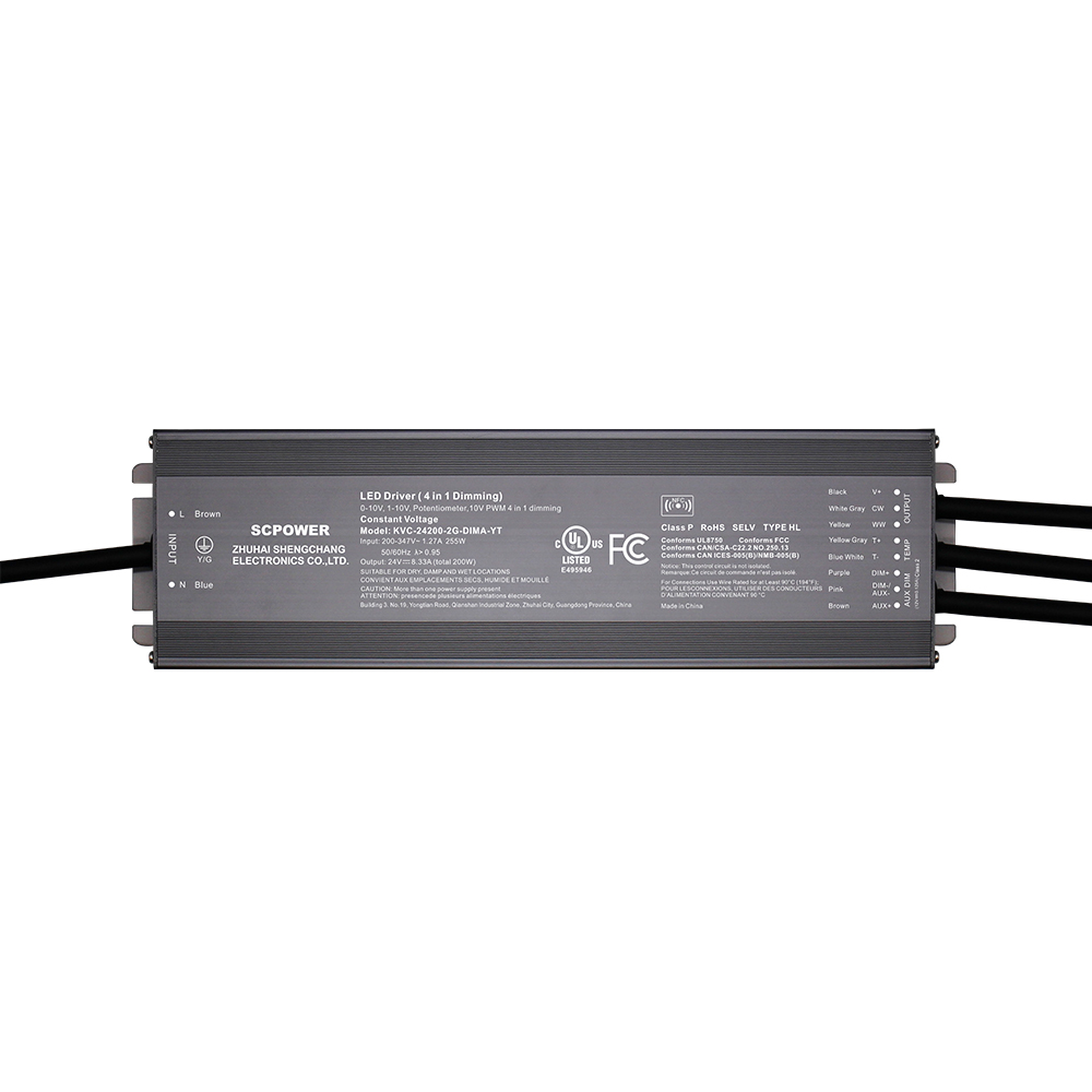 200W CCT 0-10V Constant Voltage LED Driver
