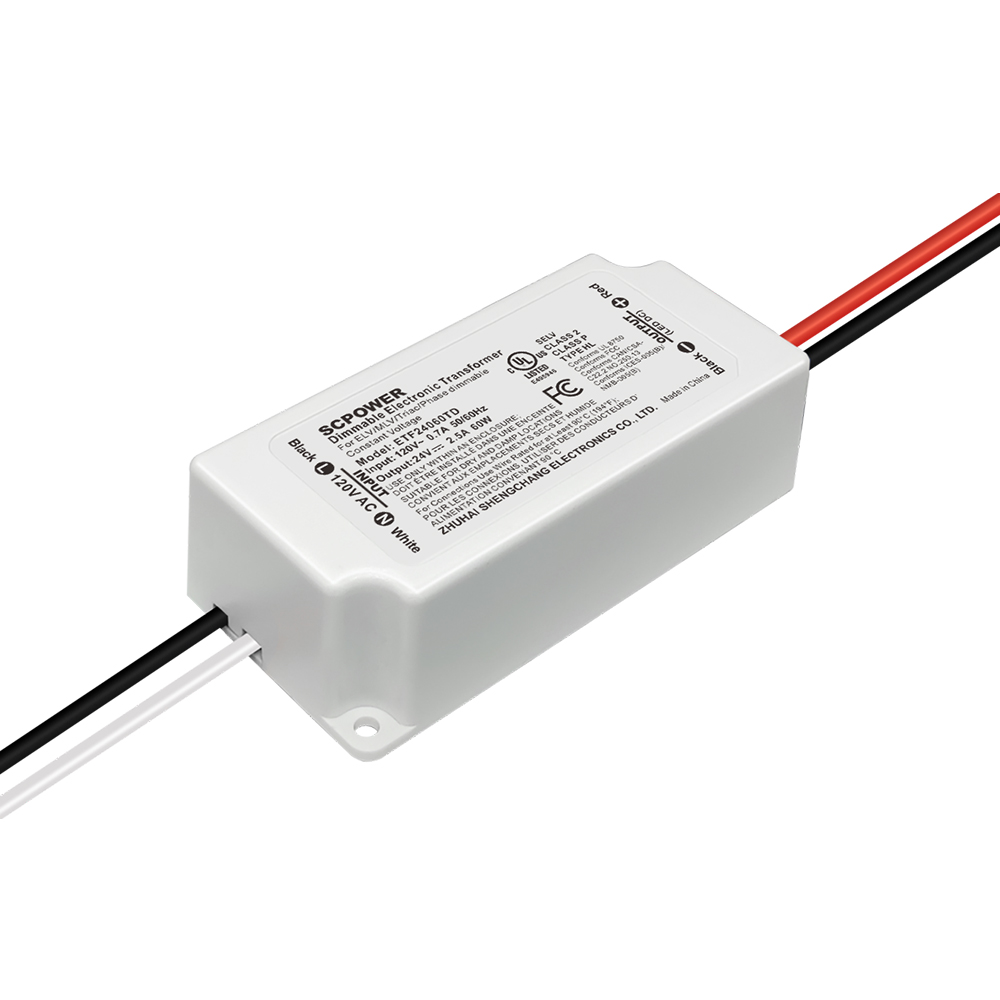 60W 96W triac dimmable mababang boltahe transpormer 12 24 volt LED lights
