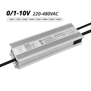 100W 150W 200W 240W 320W 480W 600W 800W 0-10V Isolated LED Driver 220-480V AC