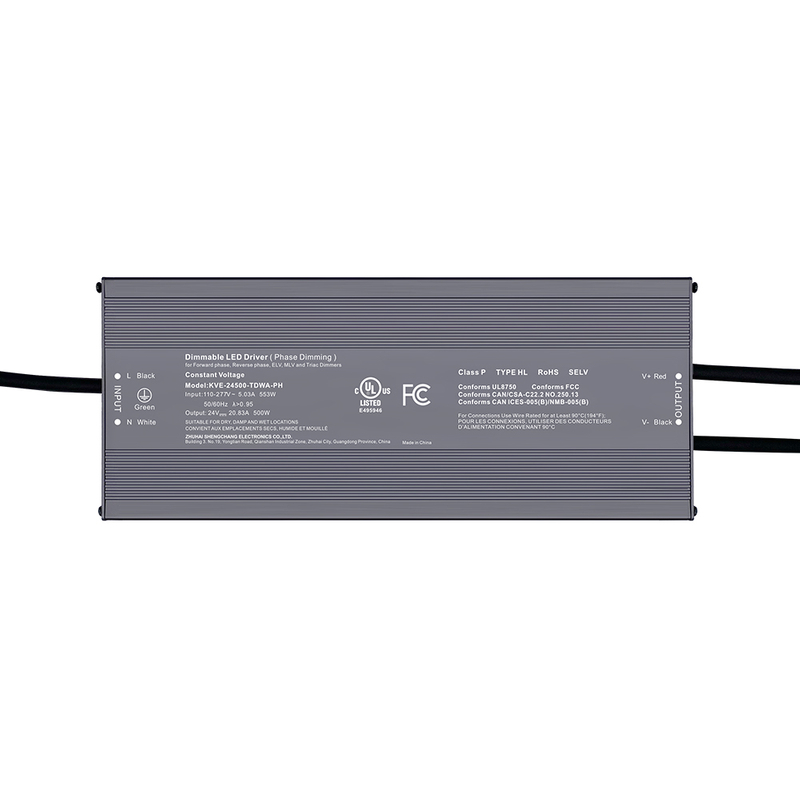 500W 600W Sıcak Triac Dimmable Güç Kaynaklarına Dim CV 12V 24V 36V 48V DC Çıkışı